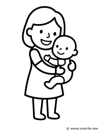 Sweet Hug with Mommy