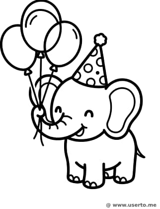 Elefante da Festa de Aniversário