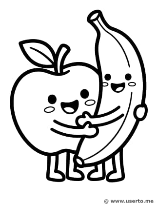 Abraço de Fruta Feliz