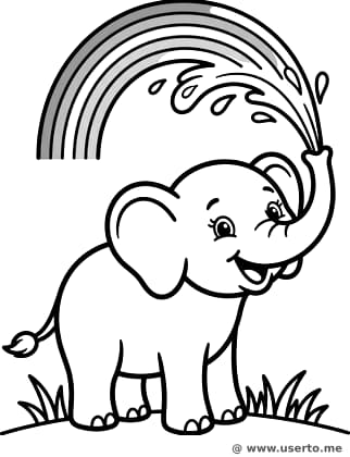 O Arco-íris Mágico do Bebê Elefante