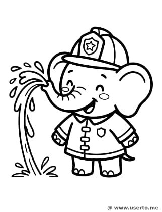 Firefighter Elephant