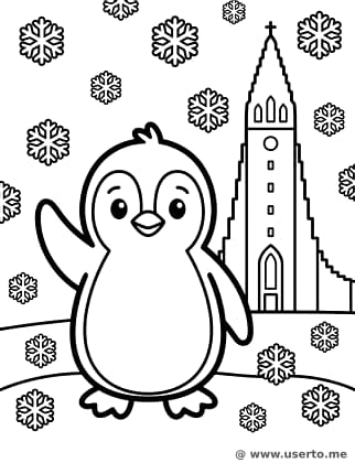O Pinguim na Igreja de Gelo