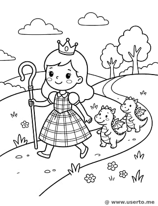 Princesa Pastora de Dragões das Terras Altas
