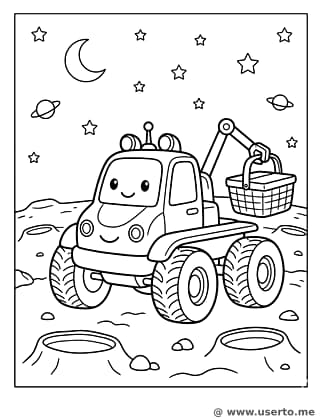 Piquenique Lunar no Rover