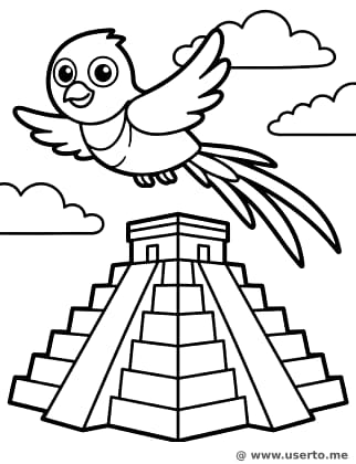 El pájaro feliz de Chichén Itzá