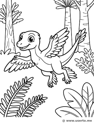 O Voo do Microrraptor pela Floresta