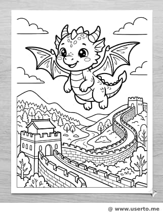 Dragão Amigável na Grande Muralha