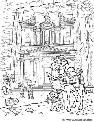 Camello Explorador en Petra