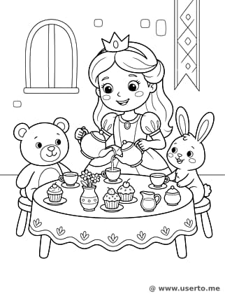 Chá Real na Floresta