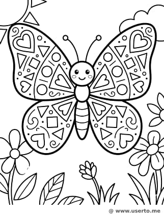 춤추는 나비 만다라