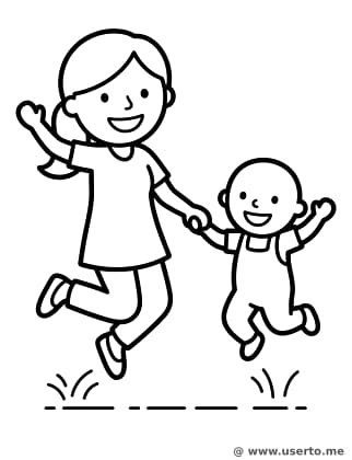 엄마와 함께 점프!