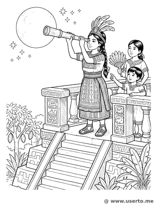 Mayan Star-Mapper Princess