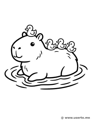 Das Wasserschwein und der Entchen-Zug