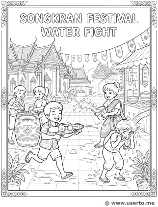 Guerra de Água do Festival Songkran