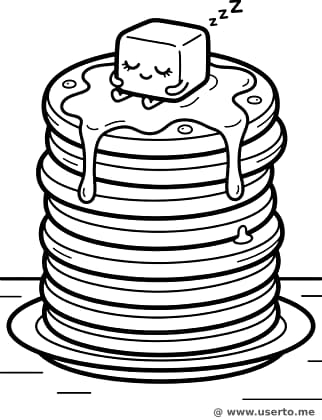 포근한 팬케이크 낮잠