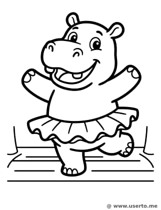 O Grande Espetáculo da Hipopótamo Bailarina