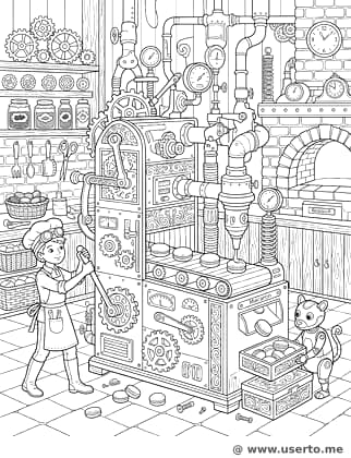 A F��brica de Macarons Steampunk