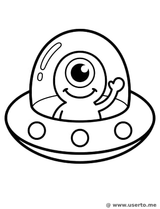 꼬마 외계인의 비행접시