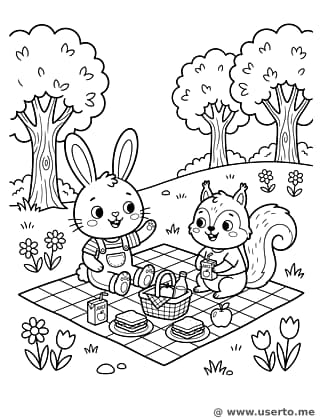 Picnic in the Sunny Park