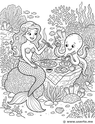 Celebración de Sushi Bajo el Mar