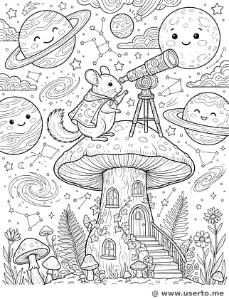 Chinchilla Astronomía Observando las Estrellas