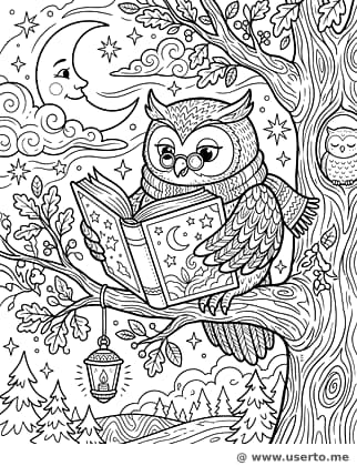 The Wise Owl's Midnight Story