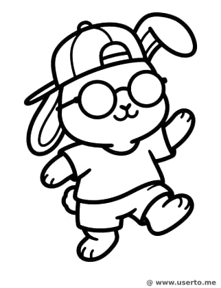 춤추는 아기 토끼