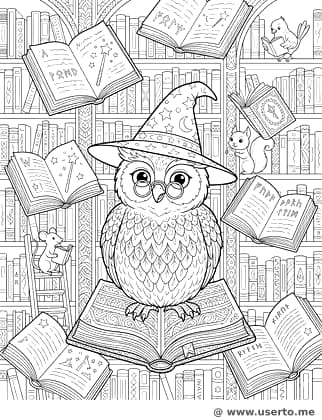 A Biblioteca Voadora da Coruja Maga