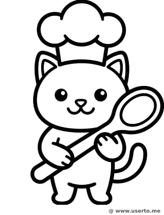 꼬마 요리사 고양이