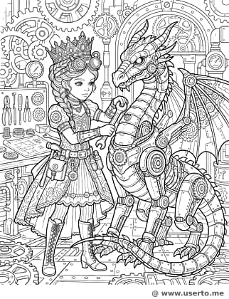 Princesa Inventora Steampunk