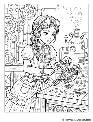 Princesa Inventora Steampunk