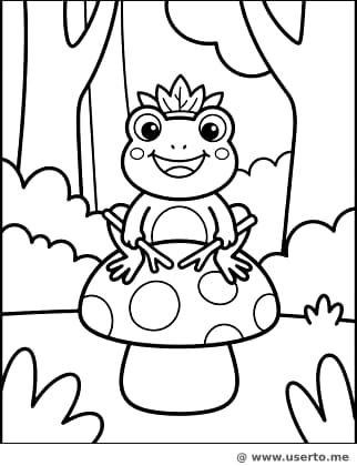 Das Waldkonzert des kleinen Frosches