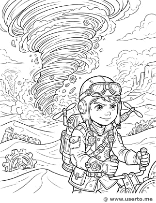 A Caçadora de Tempestades Steampunk