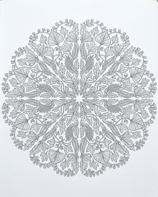 Beautiful Leaf Mandala