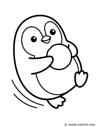 Penguin's Ice Cream Snowball