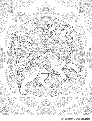 Caleidoscopio de Nubes y León de las Nieves Tibetano