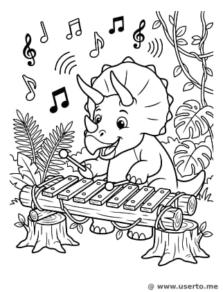 La orquesta de cuernos del Triceratops