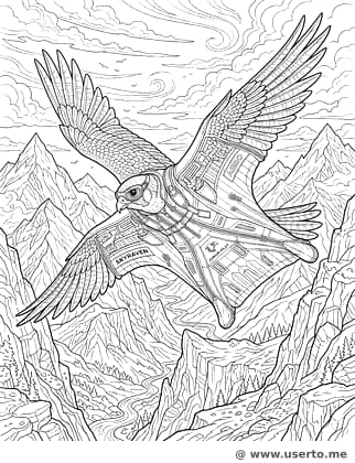 Halcón con Traje de Alas Extremo