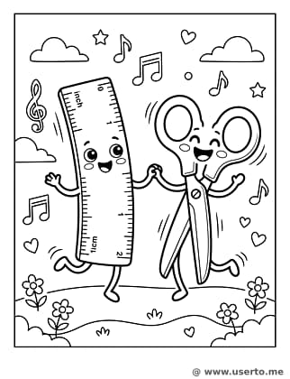 Dancing Ruler and Scissors