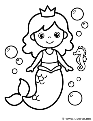 Tiefsee-Meerjungfrau-Prinzessin