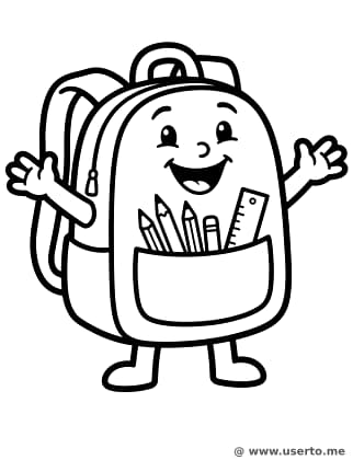 Friendly School Backpack