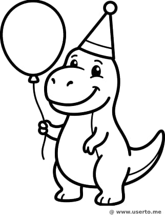 Birthday T-Rex