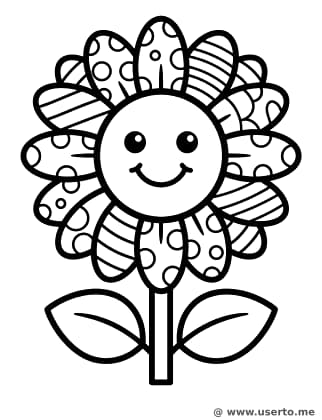 Dancing Sunflower Pattern