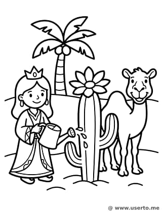 Princesa do Jardim do Oásis