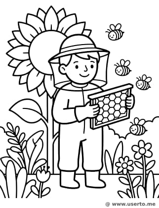 El Amigable Apicultor y sus Abejas