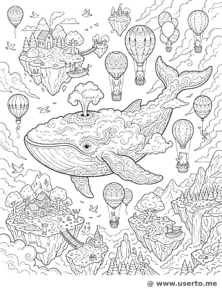 Mystische Wolkenwal-Entdecker