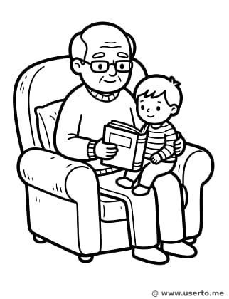 Vorlesestunde mit Opa