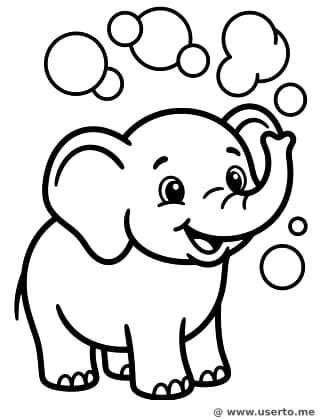 Happy Elephant's Bubble Party