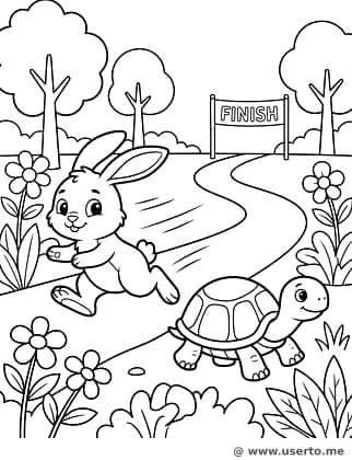 숲속의 위대한 경주