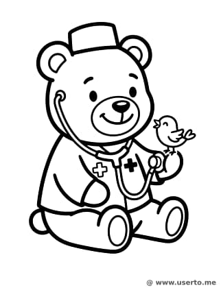 친절한 의사 곰돌이